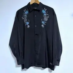 y2k 平成 ギャル男 Roen スカル ドレスシャツ archive 長袖