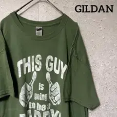 GILDAN ギルダン Tシャツ 半袖 父親 幸せ ゆるダボ XL