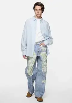 Acne studios 1981 RosePrint Denim 美品Lサイズ