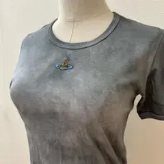ヴィヴィアンウエストウッド　オーブ刺繍Tシャツ リメイク　y2k ダークコア