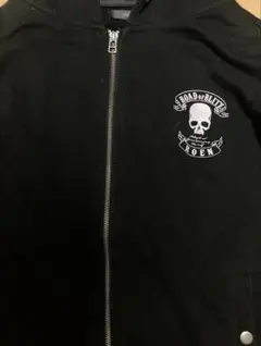 00s y2k punk パーカー　スカル　骸骨　ガイコツ　グランジ