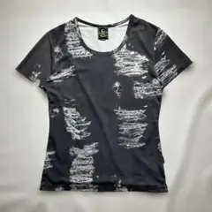 Y2K fairy grunge ROEN skull tee
