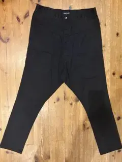 semantic design セマンティック　サルエル　ブラック　ストレッチ