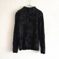 HaaT ISSEY MIYAKE 立体ジャガード 長袖トップス 総柄 サイズ2