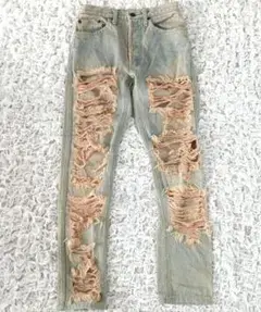 コズミックワンダー ダメージ デニムパンツ クラッシュ