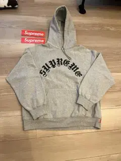 Supreme Printed Arc Hooded Sweatshirt L