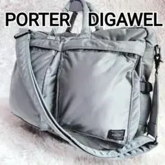 【希少】 PORTER TANKER 別注 DIGAWEL メッセンジャーバッグ