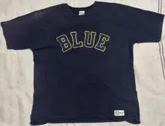 BLUE BLUE RUSSELL ATHLETIC Tシャツ S ネイビー