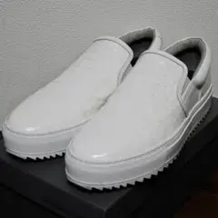 alfredoBANNISTERクロコダイル型押しレザースニーカー/44号本革製