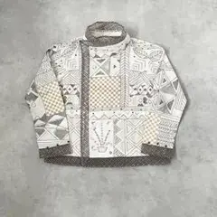 ISSEY MIYAKE HaaT イッセイミヤケ 総刺繍 インド綿 ジャケット