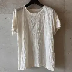 me ISSEY MIYAKE MERINGUE T-SHIRT オフホワイト