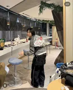 minus kilt レザーポーチ　あおばくん着用