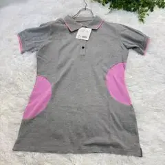 限定品⭐️ジョッキー帽子ボタン IBIX ポロシャツ レディース グレー XL
