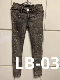 LB-03 スタッズ付きスキニーデニム
