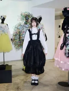 noir kei ninomiya 吊りスカート ma-1 ワンピース