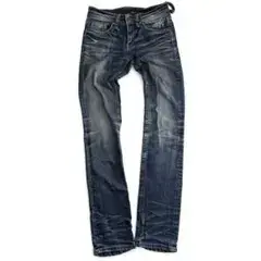 archive Xfrm skinny denim 色落ち ヒゲ