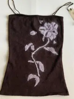 ALESSANDRO DELL'ACQUA フラワー刺繍ニット