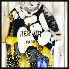 【入手困難】ベルルッティ 総柄 刺繍ロゴ 半袖シャツ カットソー S