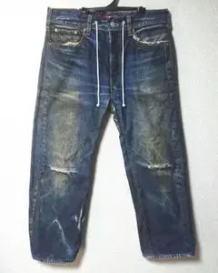 JUNYA WATANABE MAN Levi's 転写 デニム パンツ S