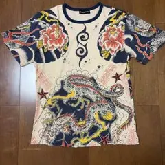 Yasuyuki Ishii ドラゴン 蛇 総柄 Tシャツ