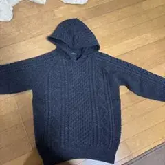 NOAH fisherman sweater S ダークグレー