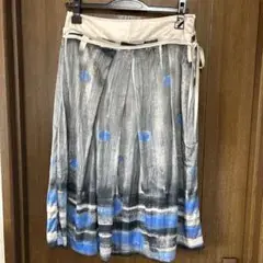 コシノヒロコ　上品　フレアスカート 膝丈　未使用品