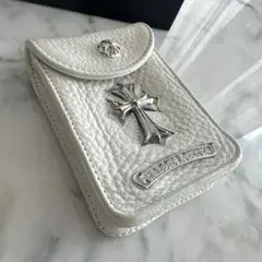 希少CHROME HEARTS 小物入れ　ホワイト