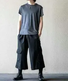 BIEK VERSTAPPEN／Linen Crew Neck T-shirt