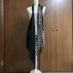 h.naoto ロングベスト ドレープ