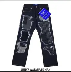JUNYA WATANABE MAN パッチワークデニムパンツ