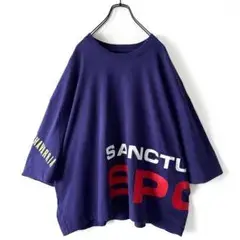 美品 ウィリーチャバリア BUFFLAO Tシャツ ロゴカットソー ゆったり