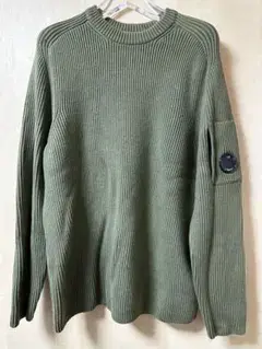 C.P. COMPANY FULL RIB LENS SWEATER