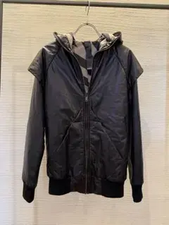 gareth pugh leather hoodie jacket レザー