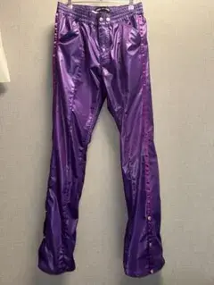 cdgパープルパンツ ボタン付き