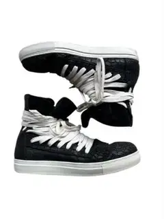 krisvanassche"crocodile hi cut sneaker