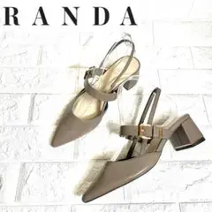 【一度のみ使用】RANDA ストラップサンダル チャンキーヒール