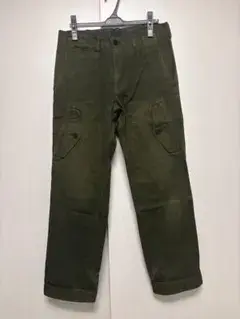 コムデ ギャルソン オム　染色カーゴパンツ　カーキ
