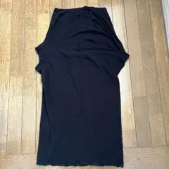 ヨウジヤマモトドレープネック カットソー ブラック　size2 日本製