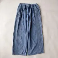 Plantation　プランテーション　BIZEN　ピンタックデニムパンツ