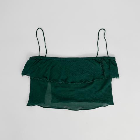 VINTAGE MIU MIU SS 2001 TEAL TOP