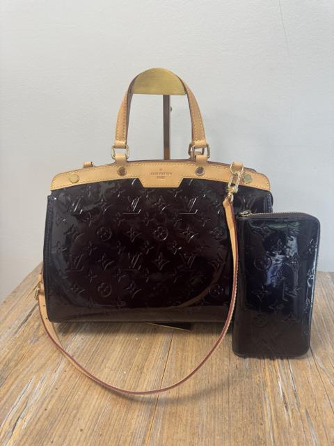 LV Vernis Brea MM and Zippy Wallet Set