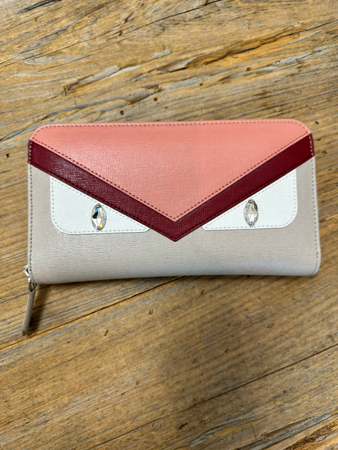 Fendi Crystal Eye Monster Wallet