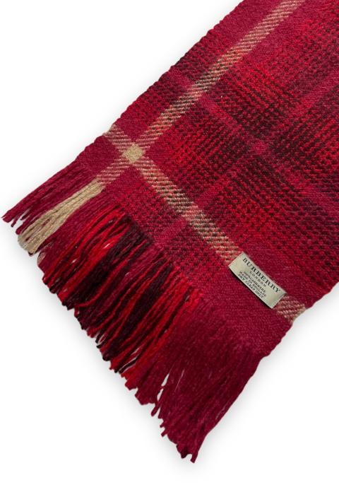 BURBERRY SCARF CASHMERE RED NOVA CHECK gallery