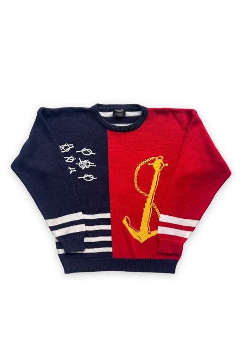 MENS VINTAGE DIOR JUMPER NAUTICAL KNIT gallery