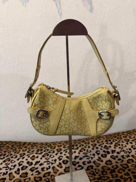 DKNY MONOGRAM YELLOW BAG