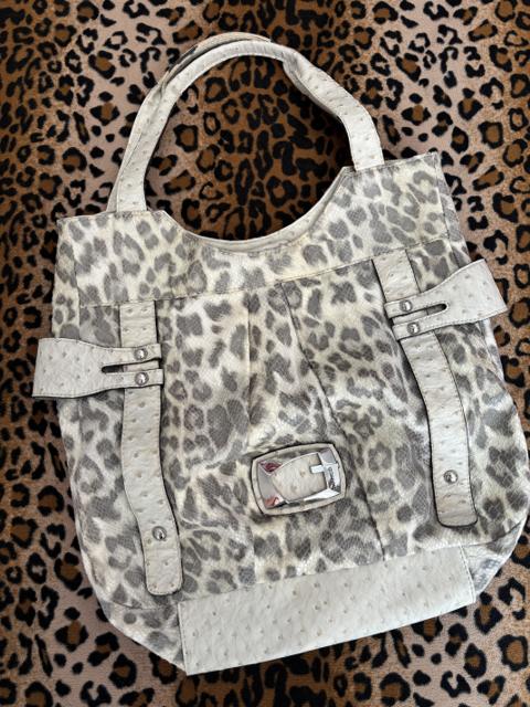 GUESS beige & grey zebra bag