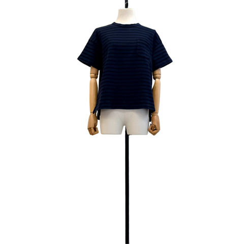 Sacai Navy Striped Tee