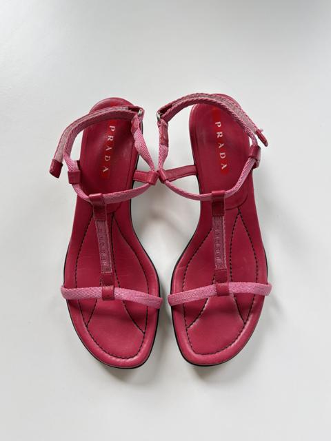 Prada Kitten Heel Sandals