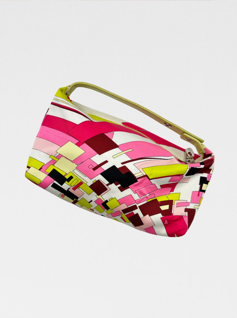 Emilio Pucci Vintage Geometric Print Handbag. NEW gallery