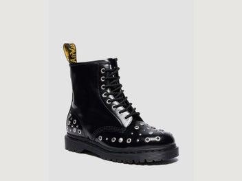 Dr. Martens 1460 HDW Studded 8 Eye Boot - Black Buttero